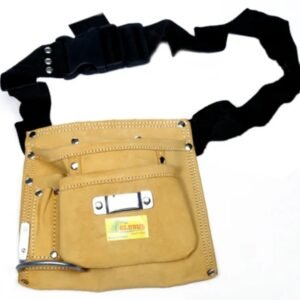 Brown 5 Pocket Split Leather Carpenter Apron, For Construction