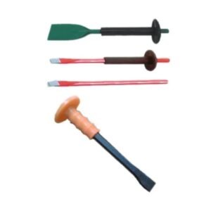Carbon Steel Chisels with Grip and without Grip, 8 Inch