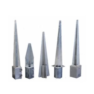 Carbon Steel Pole Anchors, Length: 5.0 inch