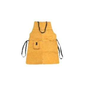 Brown Split Leather Welding Apron, For Construction